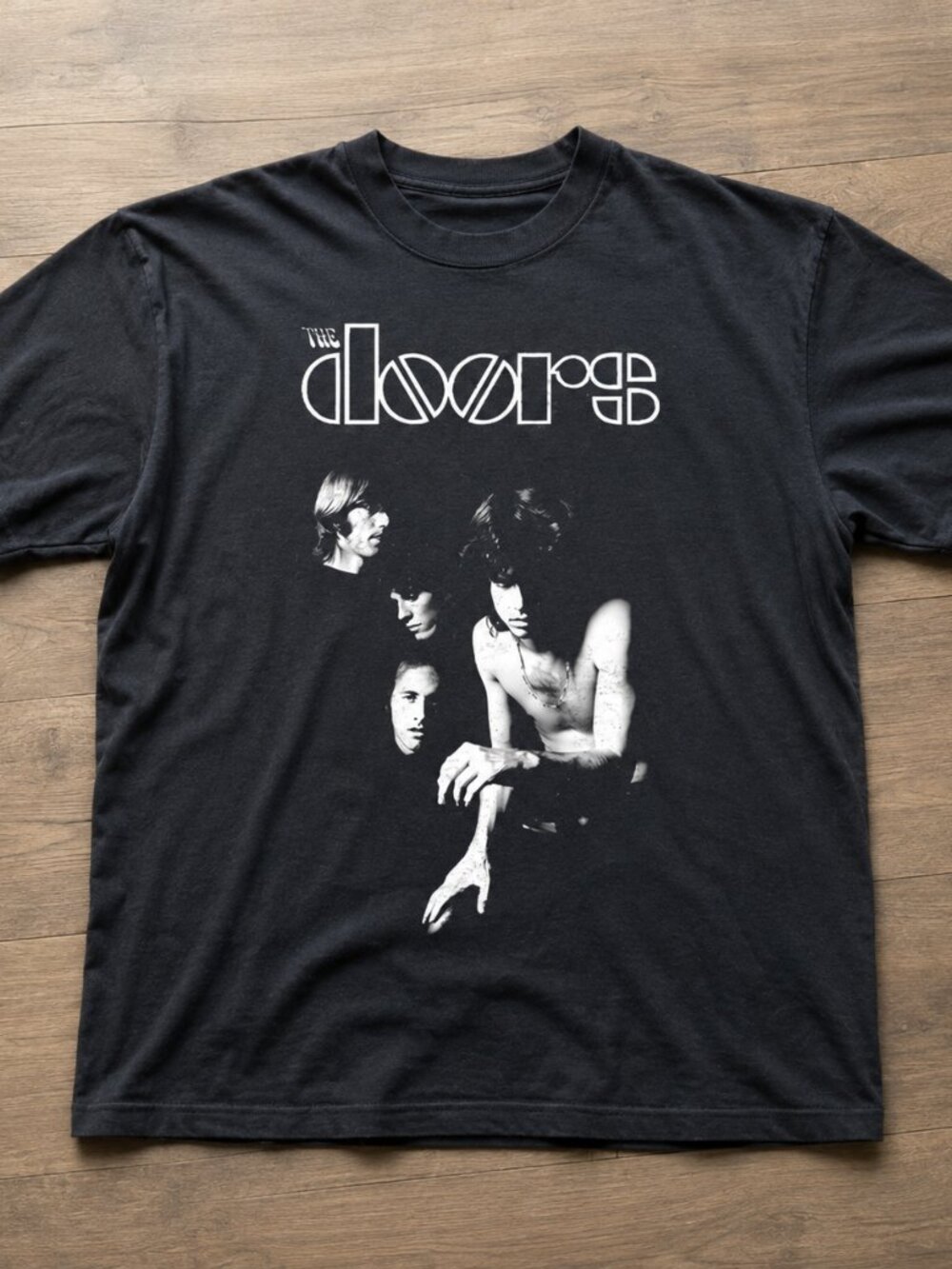 The Doors Jim Morrison Vintage 60s Rock Band Photo Graphic T-Shirt